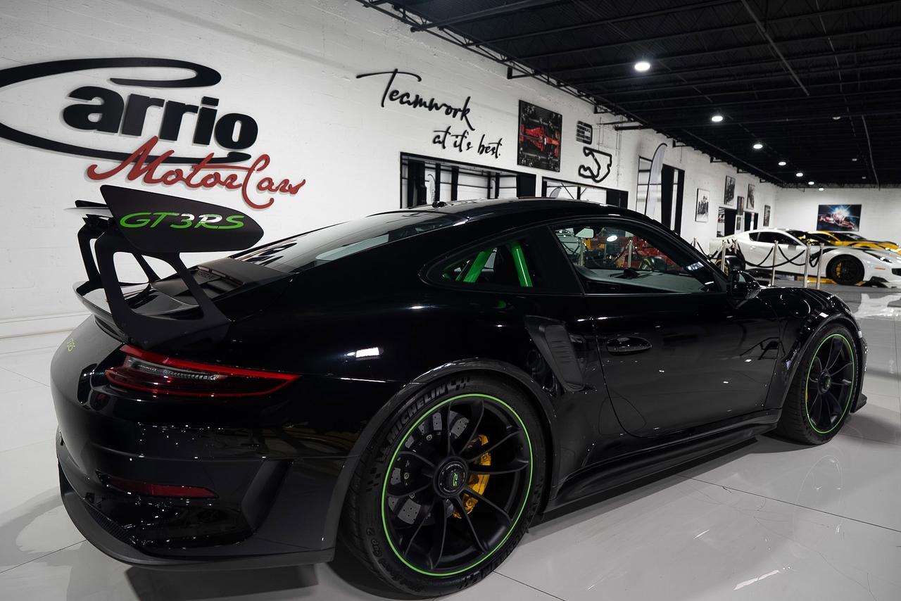 2019 Porsche 911 GT3 RS Sport Chrono, carbon racing seats, roll cage, PCCB, Lizard Green accenting AND MUCH MORE!! Fort Lauderdale FL