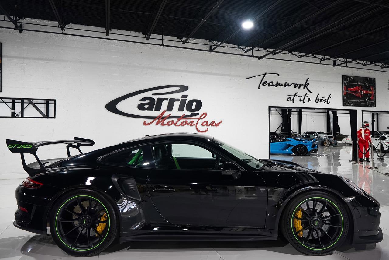 2019 Porsche 911 GT3 RS Sport Chrono, carbon racing seats, roll cage, PCCB, Lizard Green accenting AND MUCH MORE!! Fort Lauderdale FL