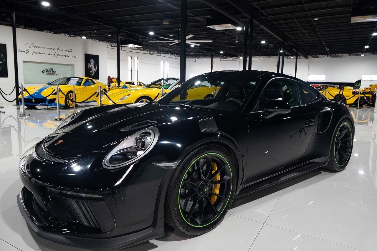 2019 Porsche 911 GT3 RS Sport Chrono, carbon racing seats, roll cage, PCCB, Lizard Green accenting AND MUCH MORE!! Fort Lauderdale FL