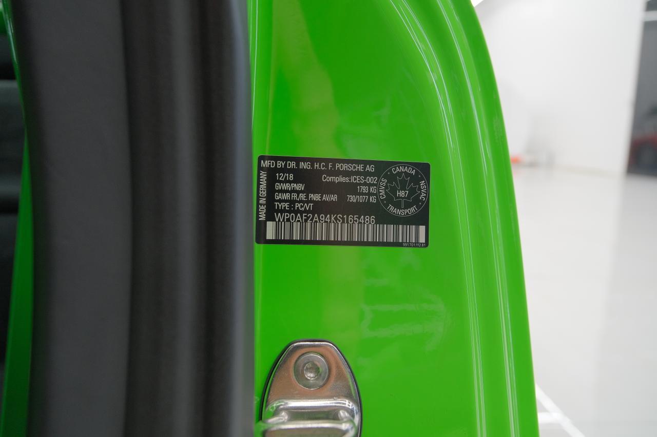 2019 Porsche 911 GT3 RS  WEISSECH PACKAGE & PCCBS Lizard Green GT3 RS Lizard Green Miami FL