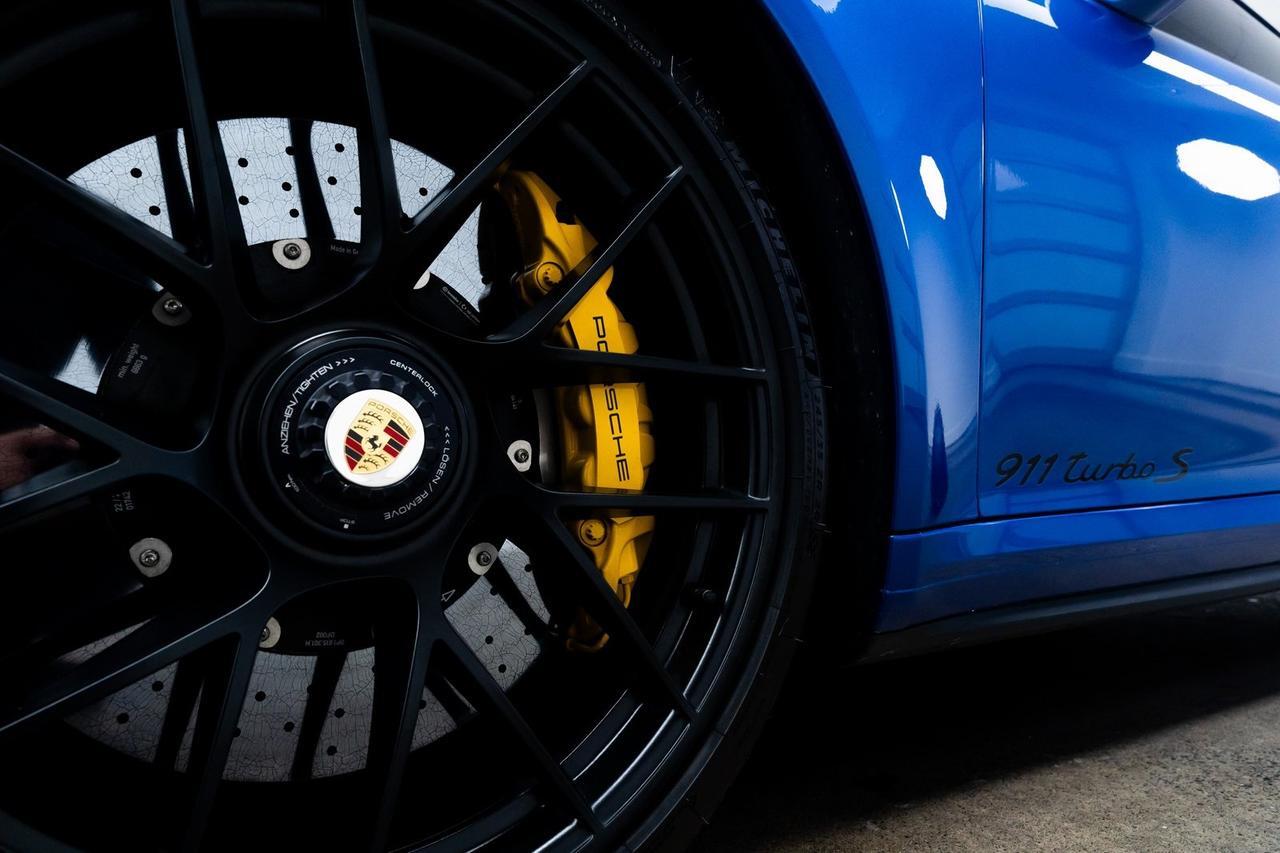 2019 Porsche 911 Turbo S PTS Cobalt Blue Leather to Sample Portland OR