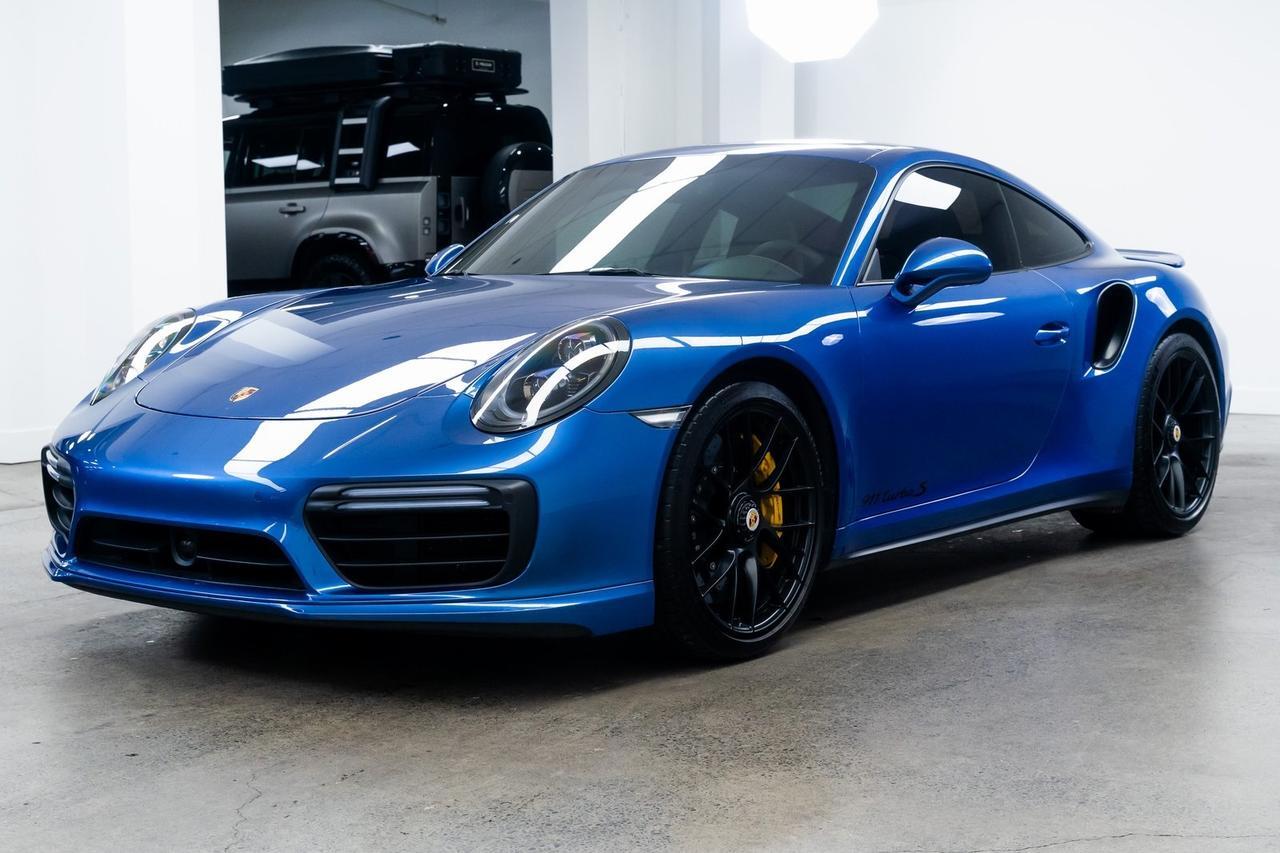 2019 Porsche 911 Turbo S PTS Cobalt Blue Leather to Sample Portland OR