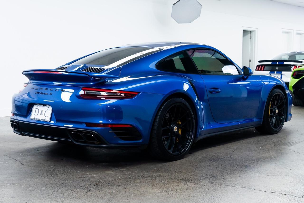 2019 Porsche 911 Turbo S PTS Cobalt Blue Leather to Sample Portland OR