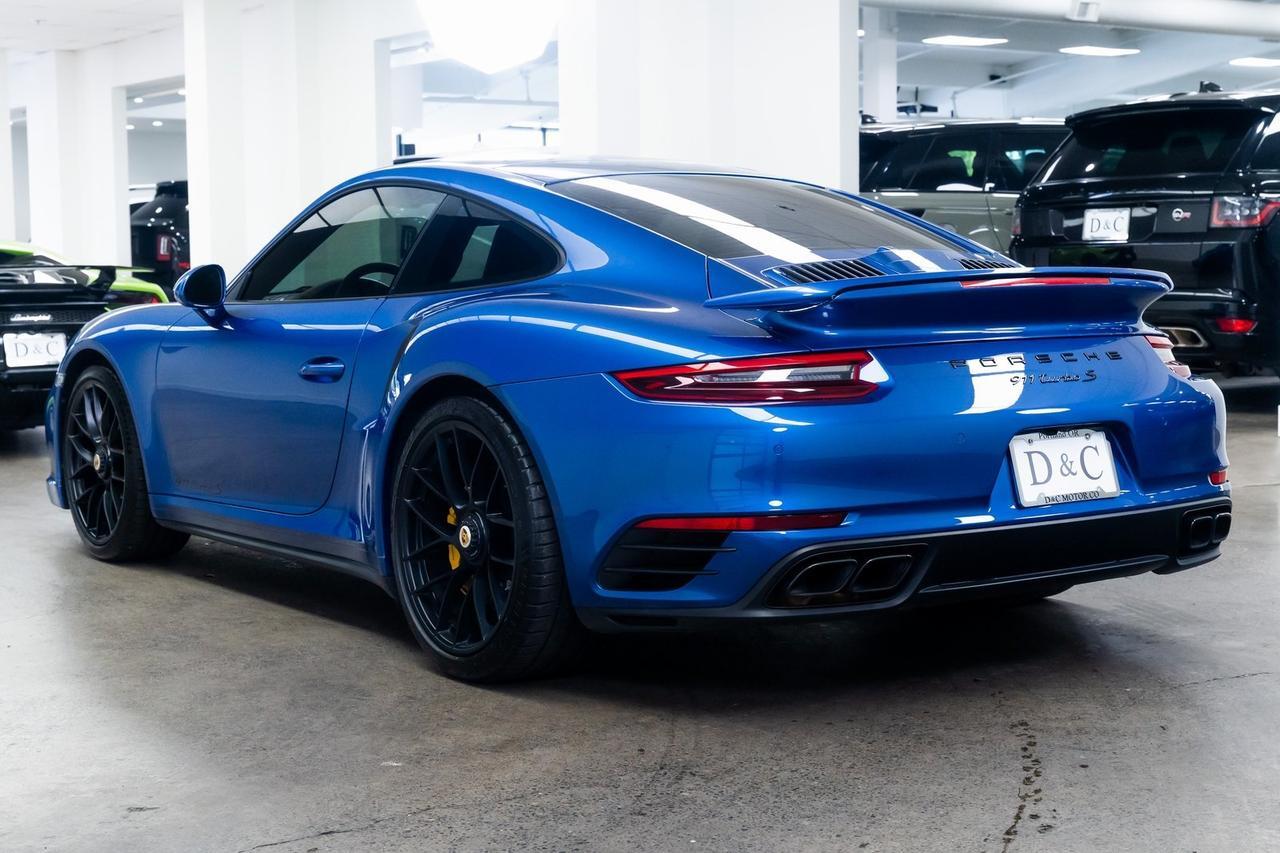 2019 Porsche 911 Turbo S PTS Cobalt Blue Leather to Sample Portland OR