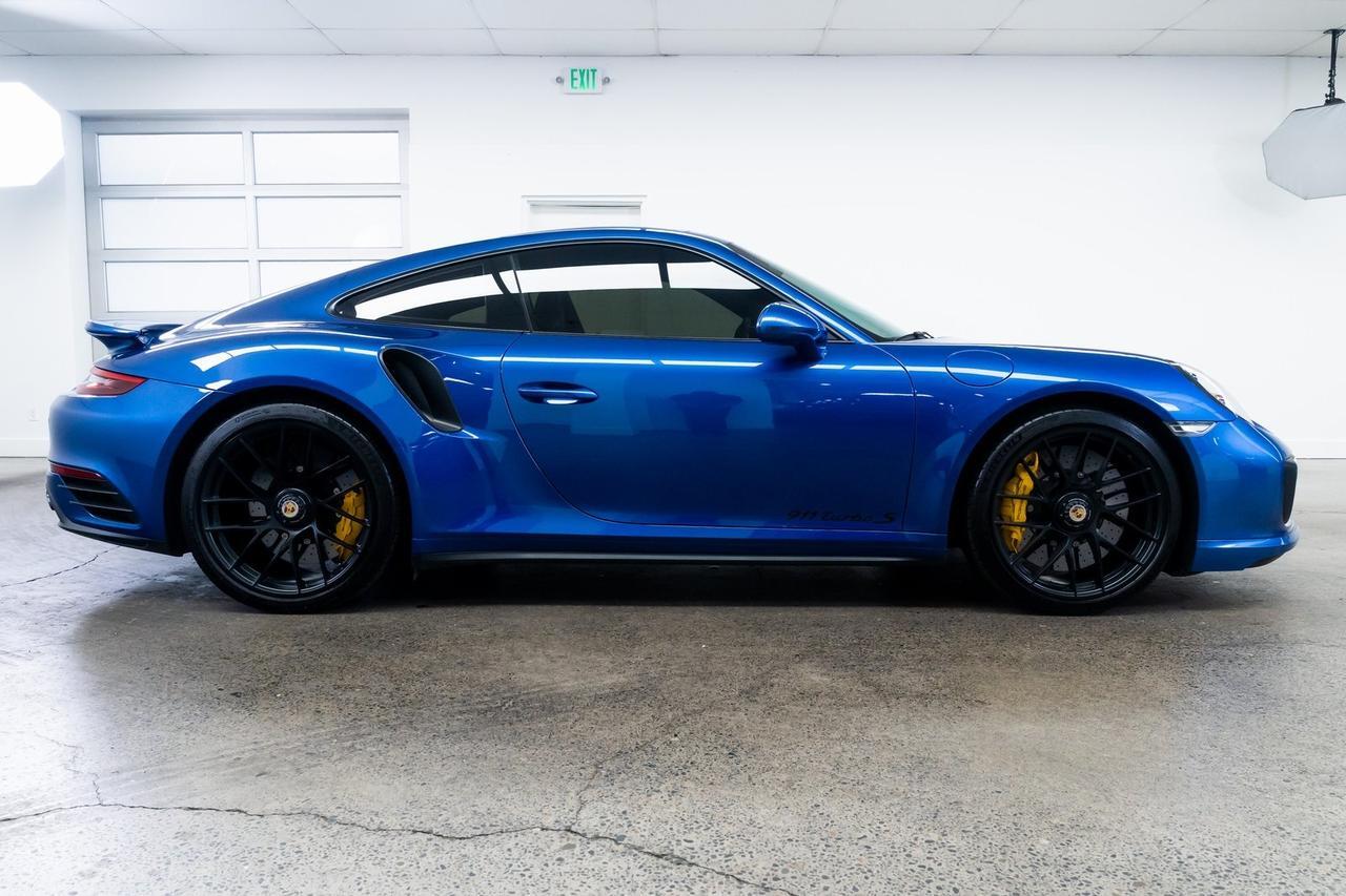 2019 Porsche 911 Turbo S PTS Cobalt Blue Leather to Sample Portland OR