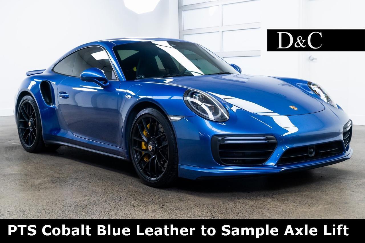 2019 Porsche 911 Turbo S PTS Cobalt Blue Leather to Sample Portland OR