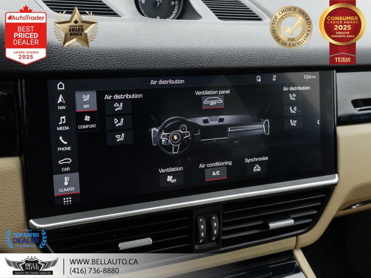 2019 Porsche Cayenne NAVI B.CAM PANO BOSE LOWKMS NOACCIDENT Toronto ON