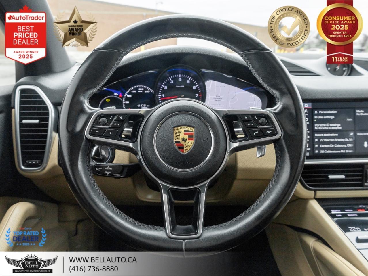 2019 Porsche Cayenne NAVI B.CAM PANO BOSE LOWKMS NOACCIDENT Toronto ON