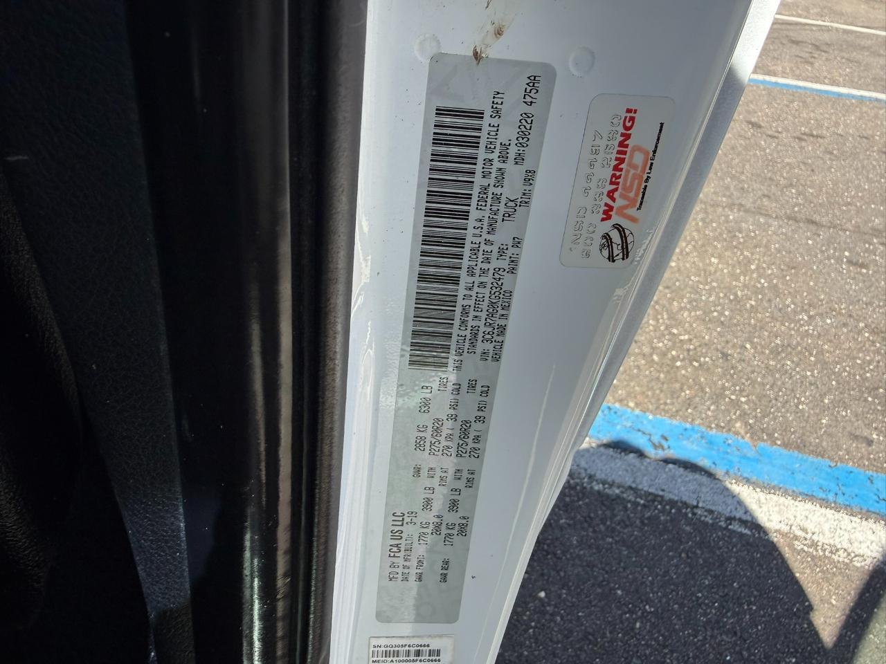 2019 RAM 1500 Classic Express 4x4 Reg Cab 6'4" Box Jacksonville FL