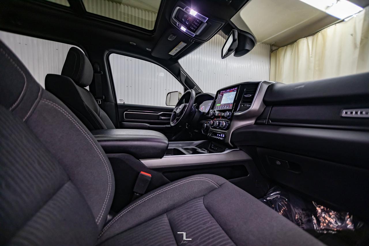 2019 Ram 1500 4x4 Crew Cab Big Horn Nav Roof BCam Red Deer AB