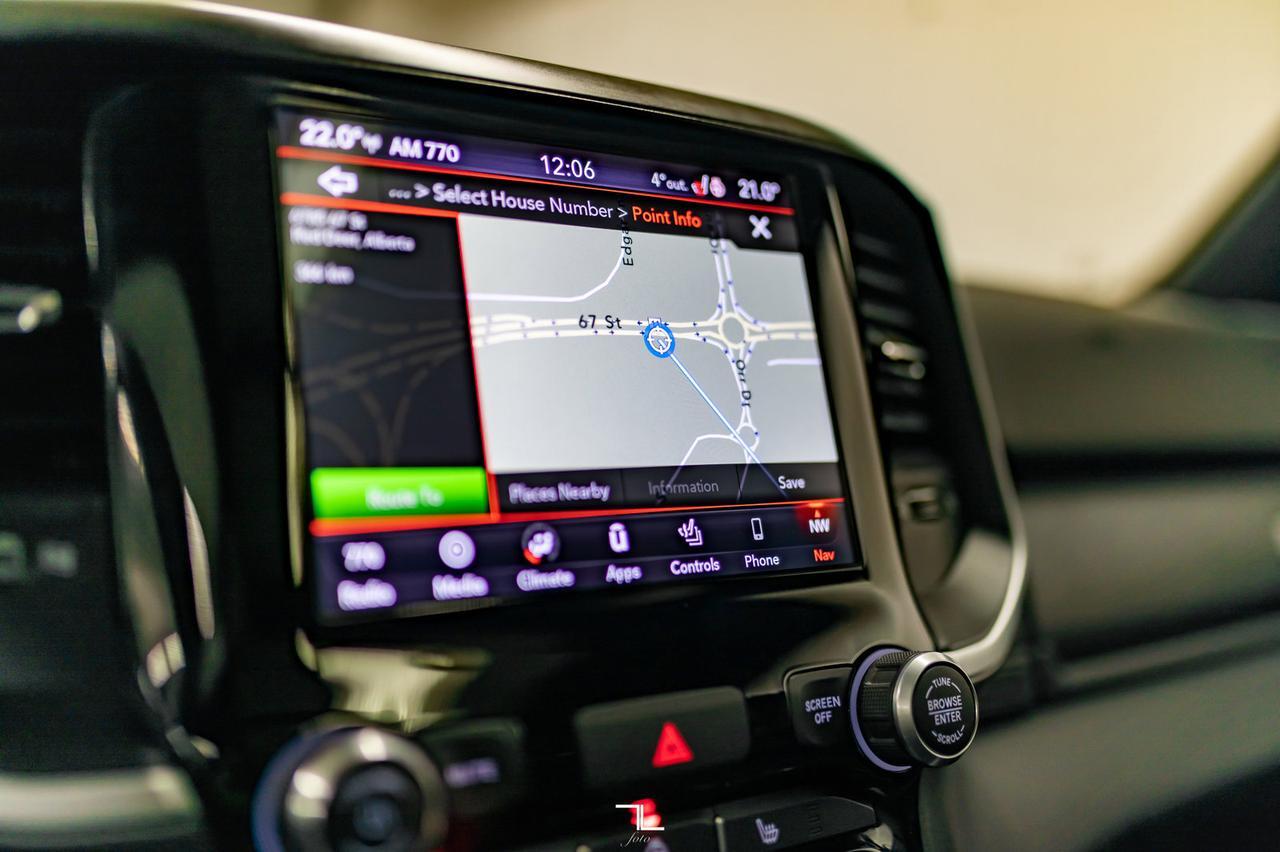 2019 Ram 1500 4x4 Crew Cab Big Horn Nav Roof BCam Red Deer AB