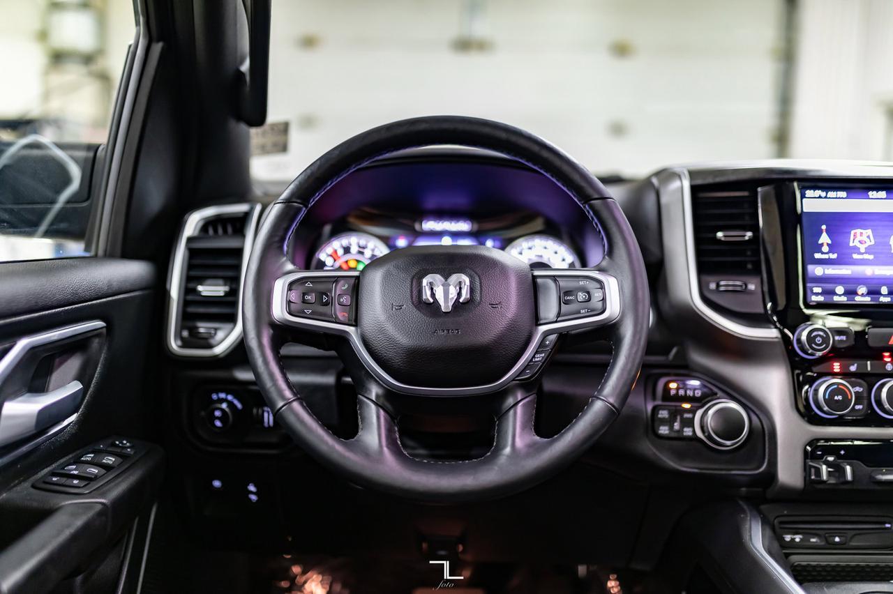 2019 Ram 1500 4x4 Crew Cab Big Horn Nav Roof BCam Red Deer AB