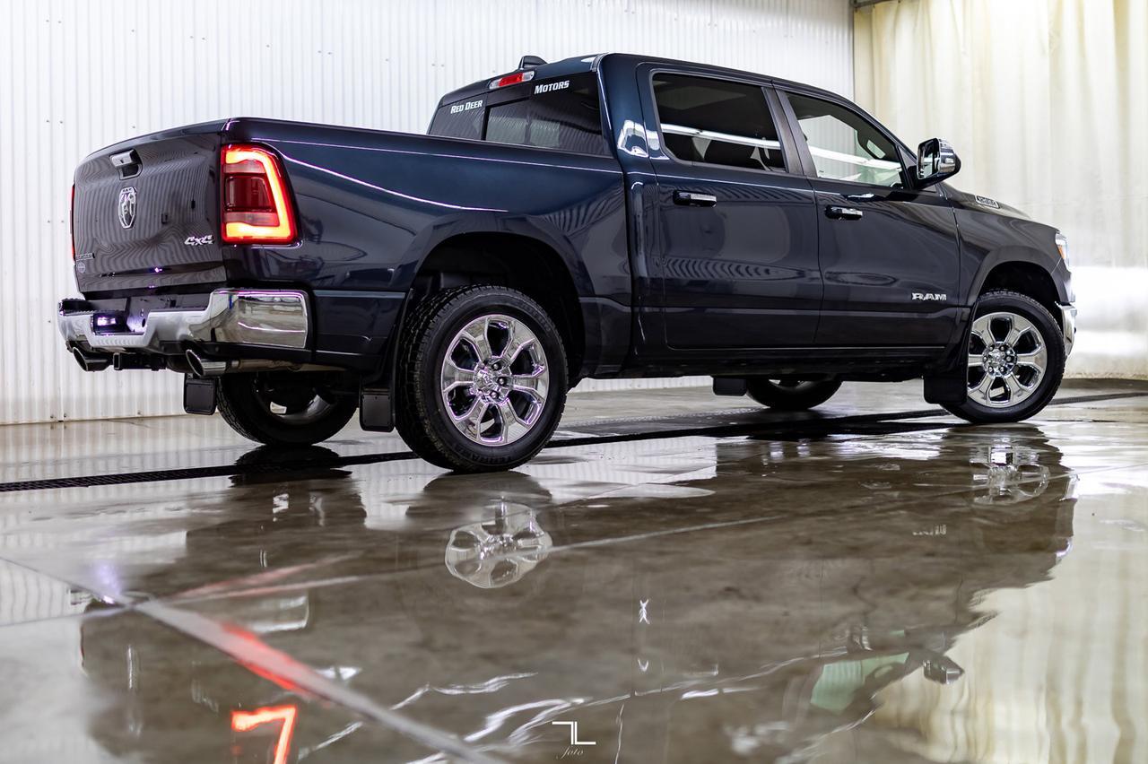 2019 Ram 1500 4x4 Crew Cab Big Horn Nav Roof BCam Red Deer AB
