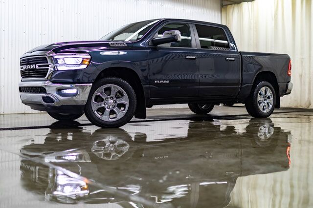2019 Ram 1500 4x4 Crew Cab Big Horn Nav Roof BCam Red Deer AB