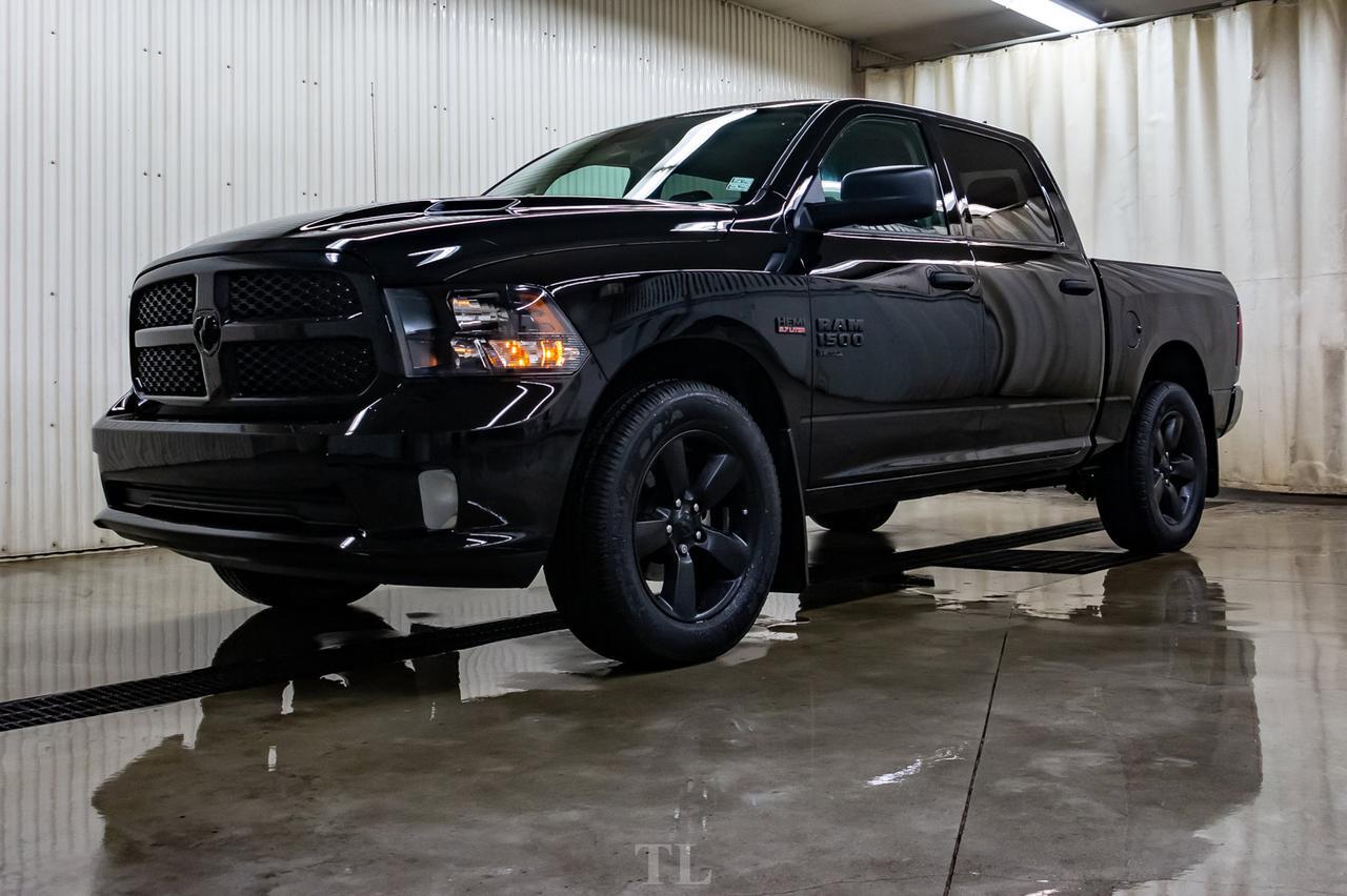 2019 Ram 1500 4x4 Crew Cab Classic Express Blackout BCam Red Deer AB
