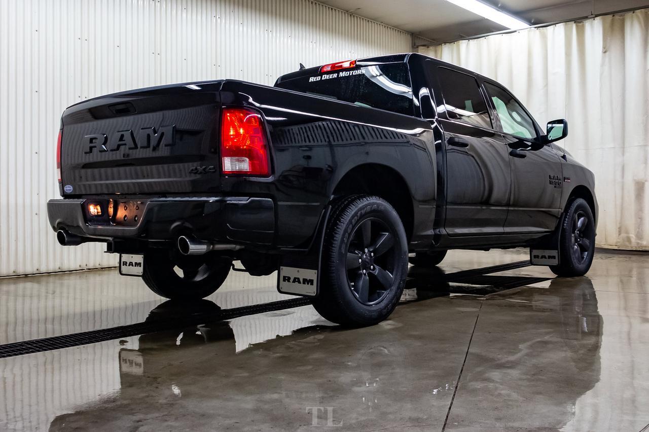 2019 Ram 1500 4x4 Crew Cab Classic Express Blackout BCam Red Deer AB