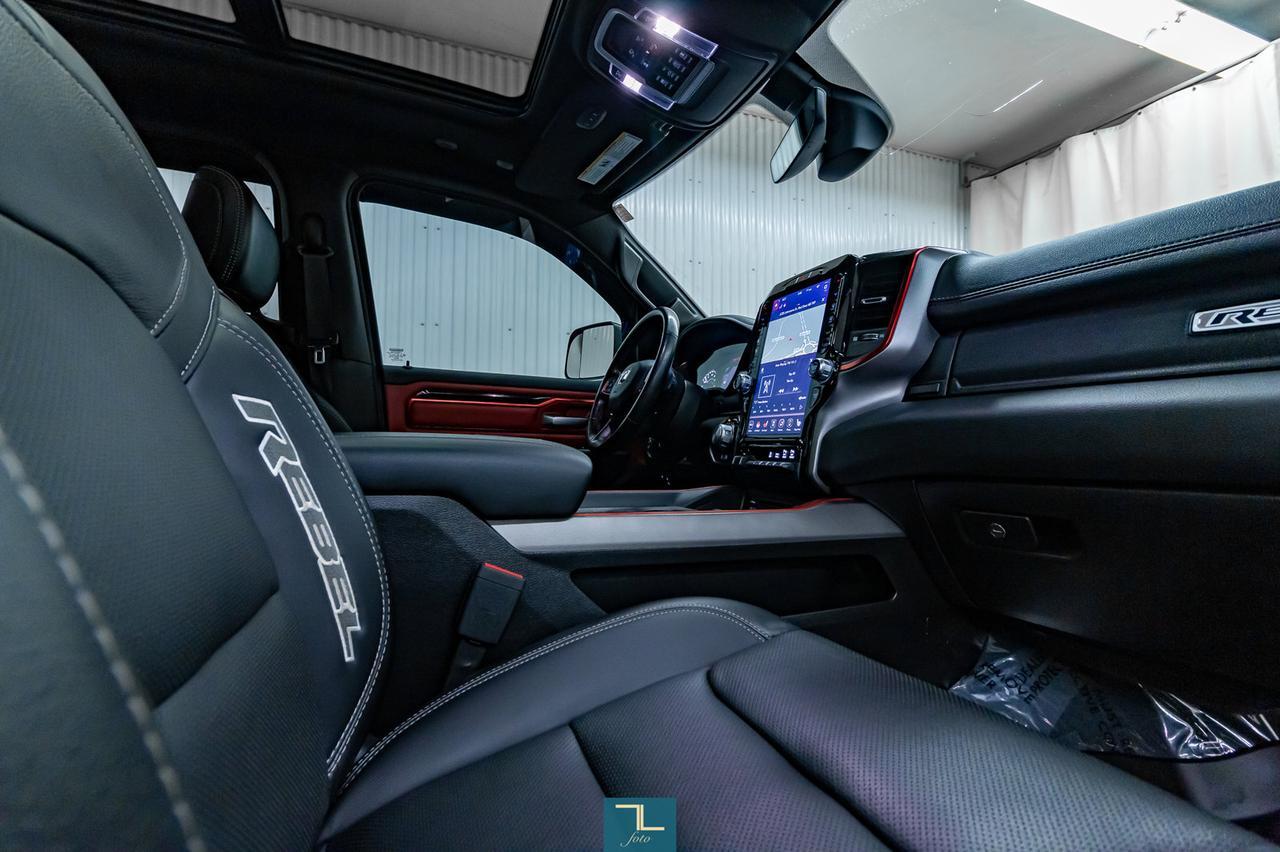 2019 Ram 1500 4x4 Crew Cab Rebel Leather Roof Nav Red Deer AB