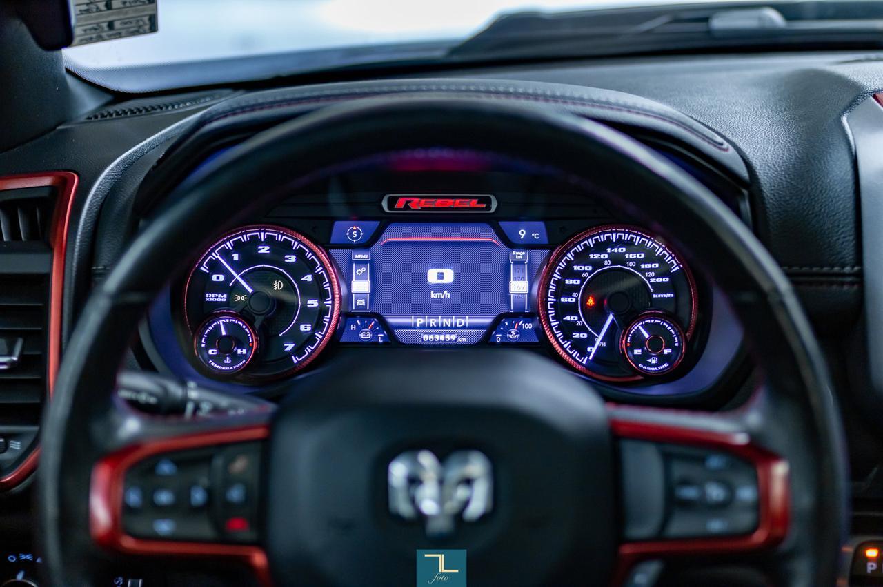 2019 Ram 1500 4x4 Crew Cab Rebel Leather Roof Nav Red Deer AB