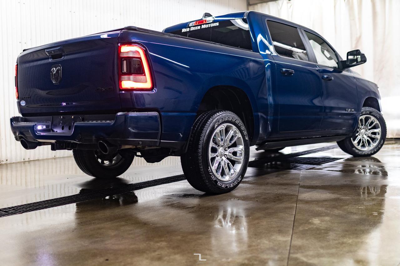 2019 Ram 1500 4x4 Crew Cab Sport Leather Roof Nav Red Deer AB