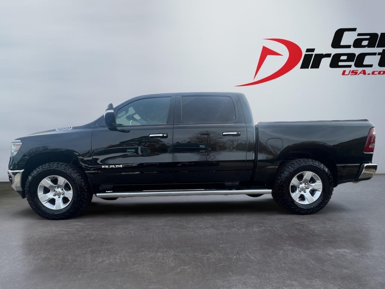 2019 Ram 1500 Big Horn CREW CAB 4X4, LOW MILEAGE, READY-ALERT BRAKING, BACKUP CAMERA WITH PARKING SENSORS, POWER REAR SLIDING WINDOW, REMOTE START, APPLE CARPLAY/ANDROID AUTO CAPABLE, NEW BFGOODRICH ALL TERRAIN TIRES, GO BIG ON OR OFF ROAD IN THIS RAM BIG HORN! Virginia Beach VA