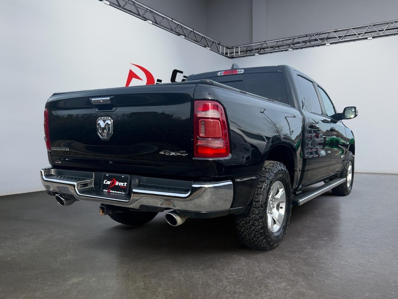 2019 Ram 1500 Big Horn CREW CAB 4X4, LOW MILEAGE, READY-ALERT BRAKING, BACKUP CAMERA WITH PARKING SENSORS, POWER REAR SLIDING WINDOW, REMOTE START, APPLE CARPLAY/ANDROID AUTO CAPABLE, NEW BFGOODRICH ALL TERRAIN TIRES, GO BIG ON OR OFF ROAD IN THIS RAM BIG HORN! Virginia Beach VA