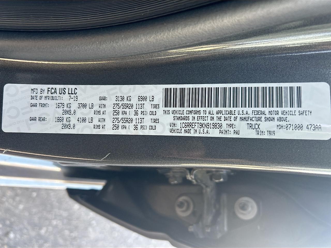 2019 Ram 1500 Big Horn/Lone Star 4x2 Crew Cab Box Venice FL