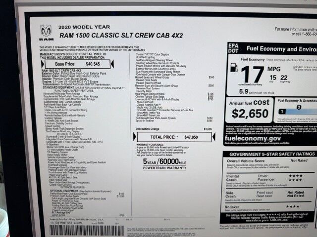 2019 Ram 1500 Big Horn/Lone Star Conover NC