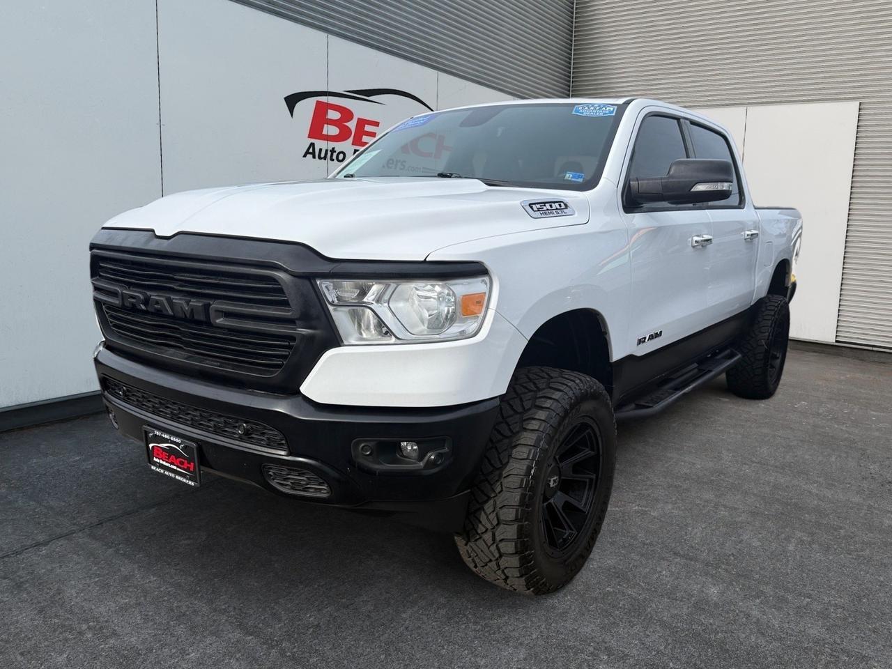 2019 Ram 1500 Big Horn/Lone Star, HEATED SEATS, SLIDING REAR WINDOW, BLUETOOTH, TOW PACKAGE, RUNNING BOARDS, POWER AND HEATED MIRRORS, BACKUP CAMERA, REMOTE START, APPLE CARPLAY/ANDROID AUTO, COME AND TEST DRIVE THIS RAM 1500 TODAY! Norfolk VA