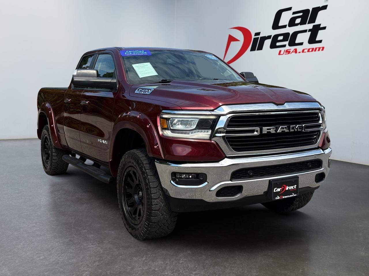 2019 Ram 1500 Big Horn/Lone Star, LIFTED, RUNNING BOARDS, TOW PACKAGE, BACKUP CAMERA, PARKING SENSORS, HEATED STEERING WHEEL & FRONT/REAR SEATS, APPLE CARPLAY/ANDROID AUTO, CUSTOM FUEL WHEELS, REMOTE START, ONLY 39K MILES, THIS TRUCK IS LOADED!