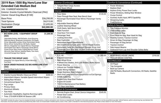 2019 Ram 1500 Big Horn/Lone Star Raleigh NC