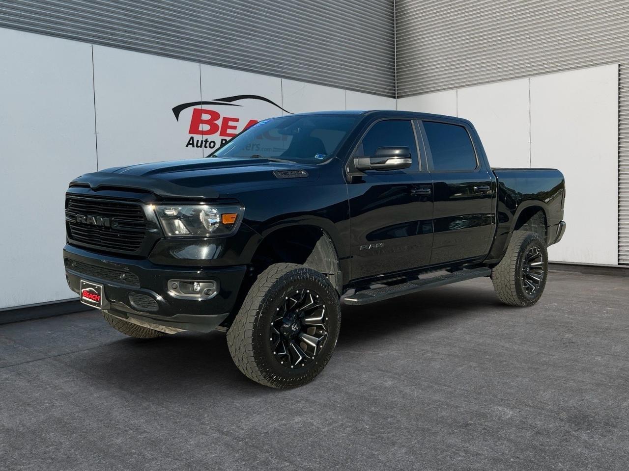2019 Ram 1500 Big Horn/Lone Star, UNIVERSAL GARAGE DOOR OPENER, APPLE CARPLAY/ANDROID AUTO, HEATED SEATS, HEATED STEERING WHEEL, TONNEAU COVER, RUNNING BOARDS, TOW PACKAGE, BED LINER, POWER SLIDING REAR WINDOW, BACKUP CAMERA, POWER/HEATED MIRRORS, CLEAN CARFAX!