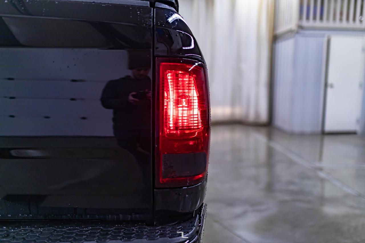 2019 Ram 1500 Classic 4x4 Crew Cab Black Package EcoDiesel Leather Roof Nav Red Deer AB