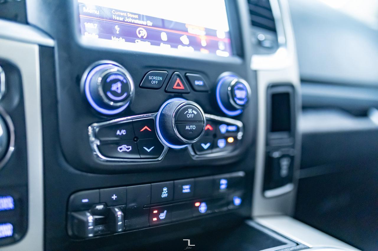 2019 Ram 1500 Classic 4x4 Crew Cab Black Package EcoDiesel Leather Roof Nav Red Deer AB