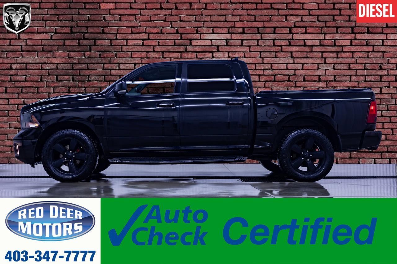 2019 Ram 1500 Classic 4x4 Crew Cab Black Package EcoDiesel Leather Roof Nav