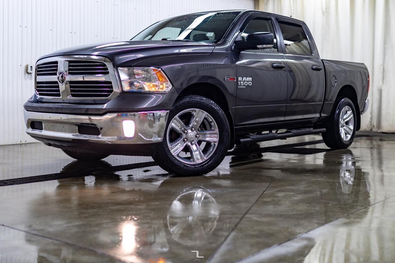 2019 Ram 1500 Classic 4x4 Crew Cab SLT EcoDiesel Roof BCam Red Deer AB