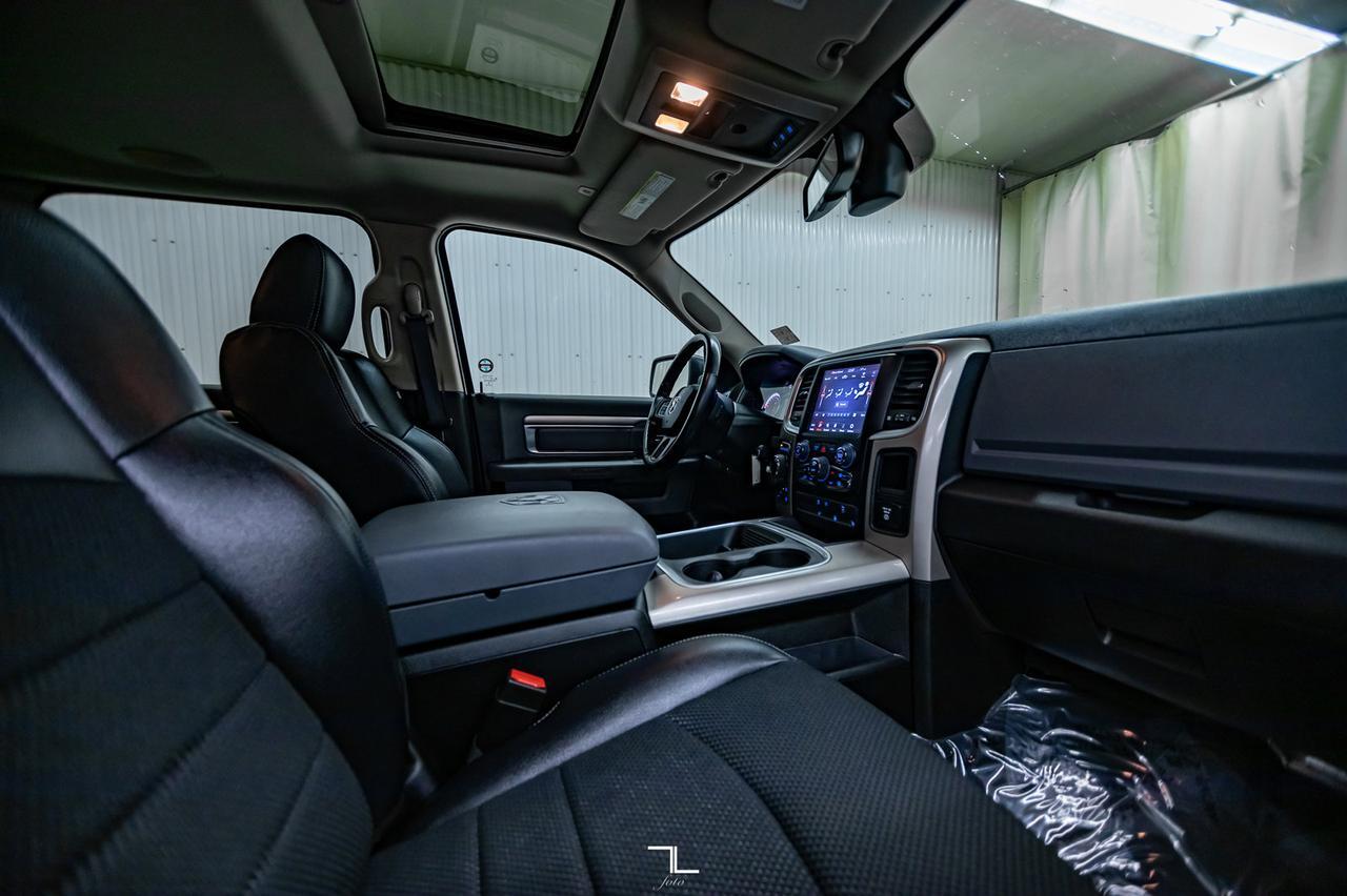 2019 Ram 1500 Classic 4x4 Crew Cab Warlock Mojave 6" Lift BCam Roof Red Deer AB