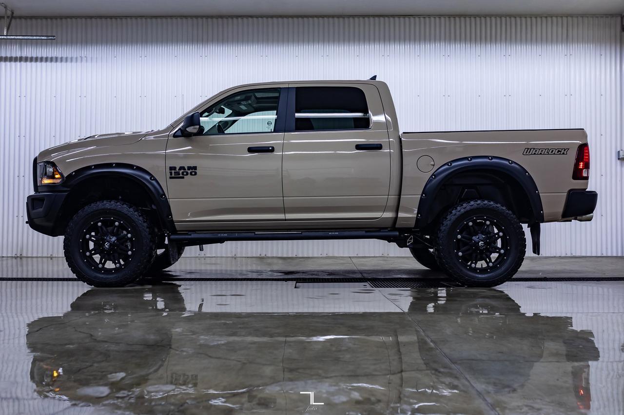 2019 Ram 1500 Classic 4x4 Crew Cab Warlock Mojave 6" Lift BCam Roof Red Deer AB