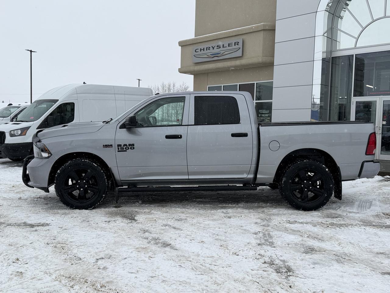 2019 Ram 1500 Classic Express Blackout Crew Cab 4x4 | HEMI V8 | Front Bench | Heated Seats | Backup Camera Redwater AB