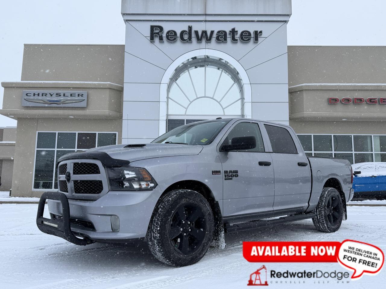 2019 Ram 1500 Classic Express Blackout Crew Cab 4x4 | HEMI V8 | Front Bench | Heated Seats | Backup Camera