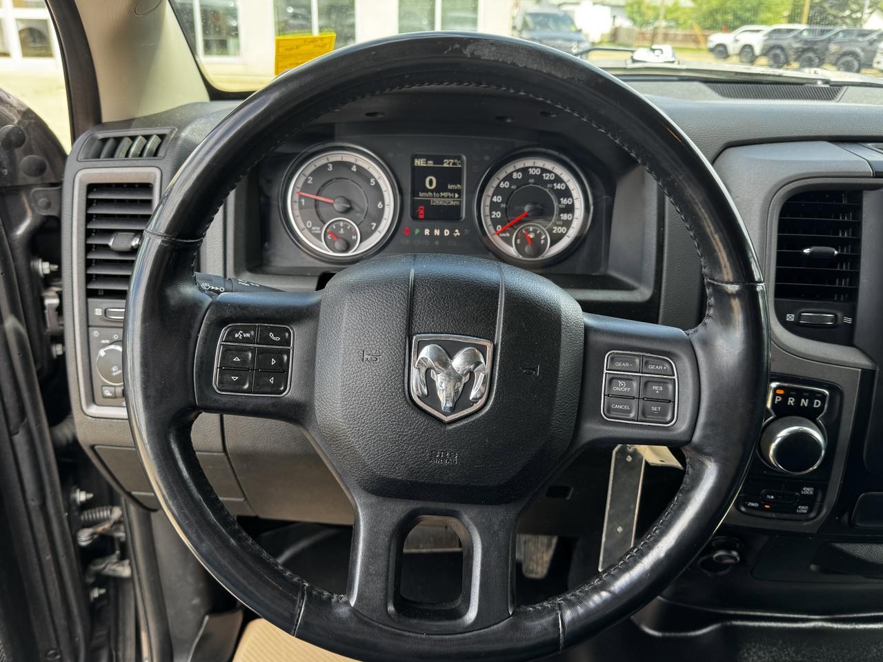 2019 Ram 1500 Classic Express Blackout Crew Cab 4x4 | HEMI V8 | Front Bench | Remote Start | Sport Hood Redwater AB
