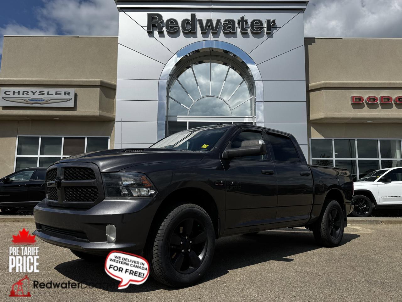2019 Ram 1500 Classic Express Blackout Crew Cab 4x4 | HEMI V8 | Front Bench | Remote Start | Sport Hood
