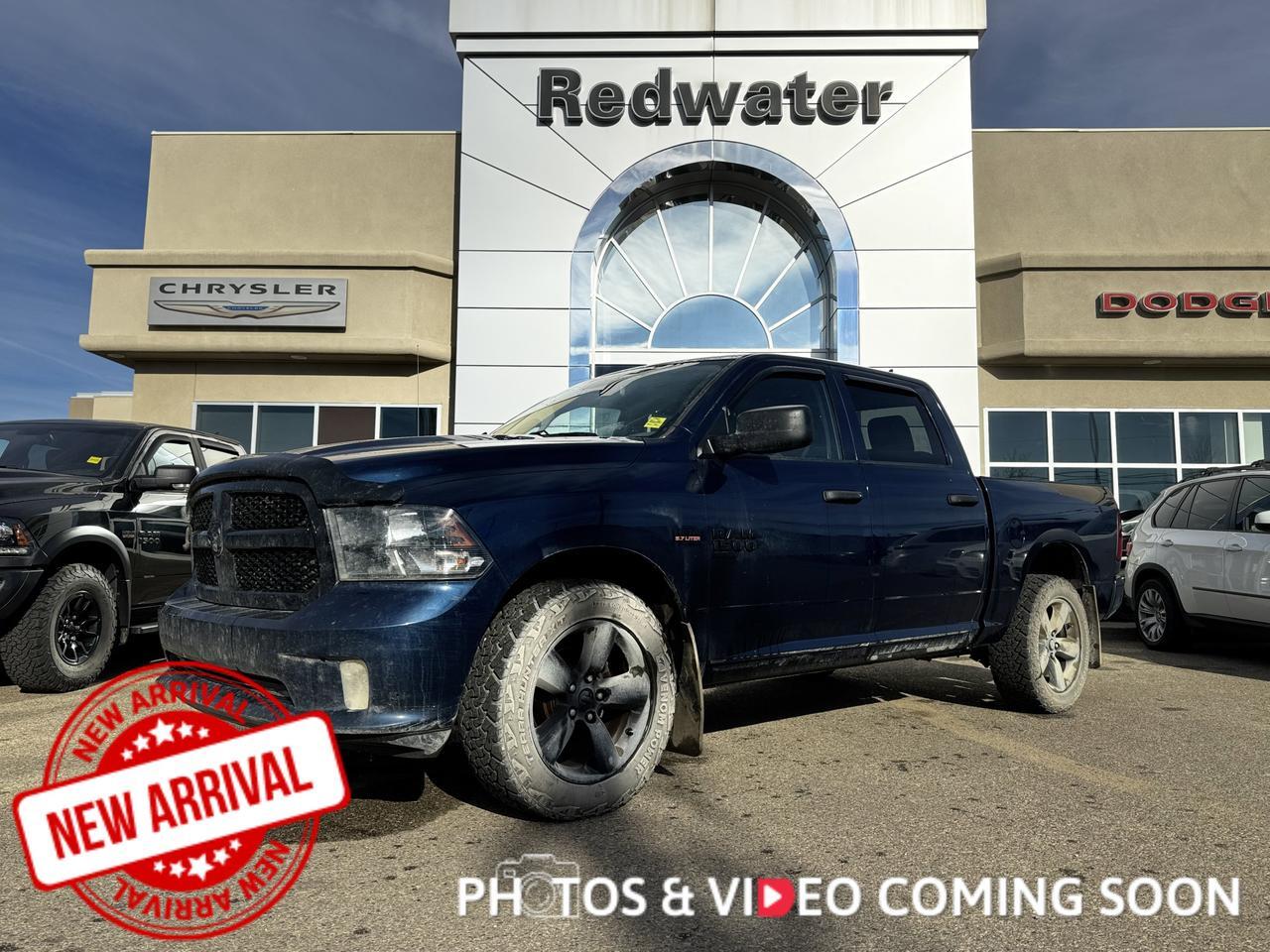 2019 Ram 1500 Classic Express Night Edition Crew Cab 4x4 | HEMI V8 | Front Bench | Heated Seats Redwater AB