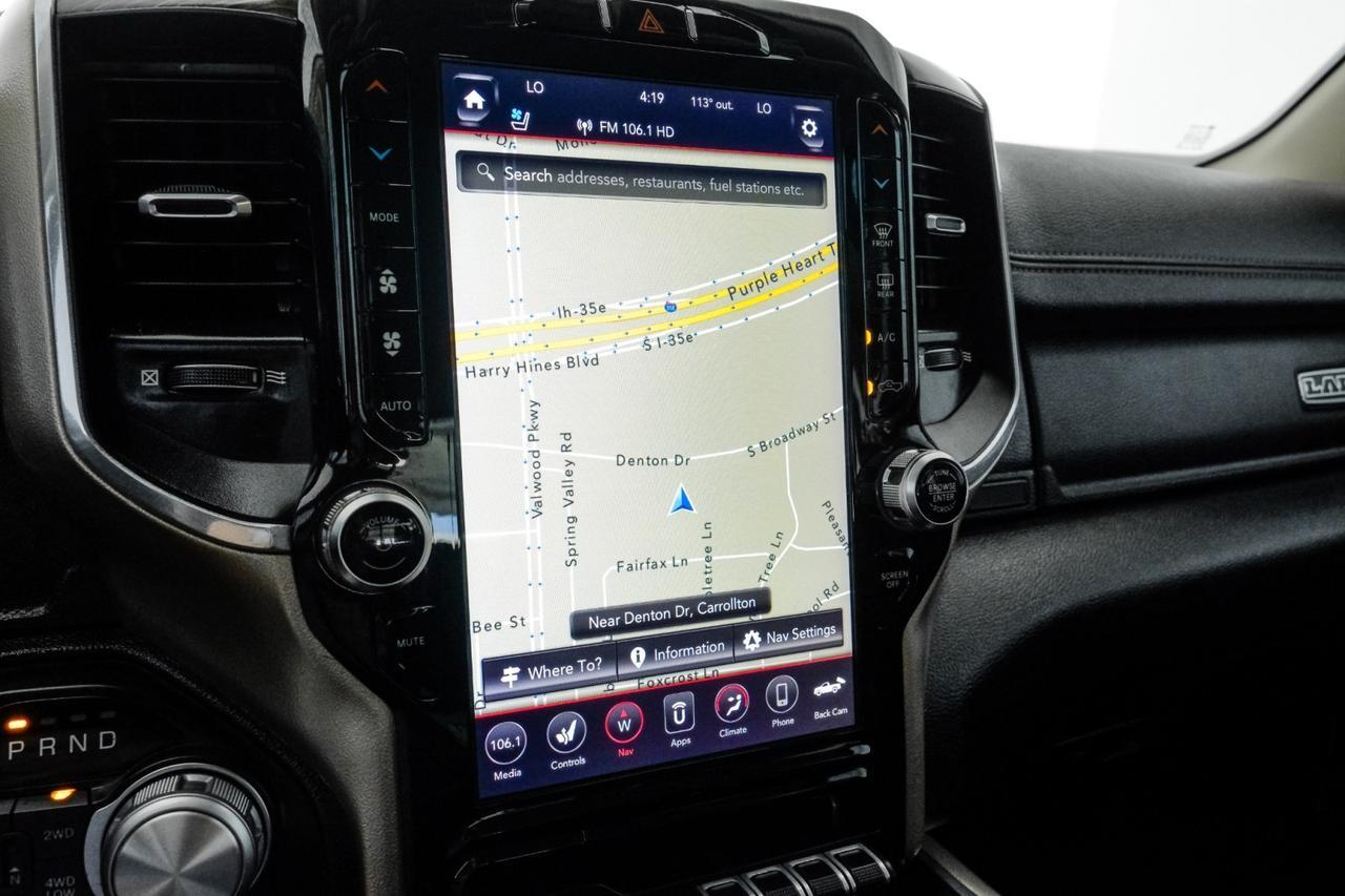 2019 Ram 1500 LARAMIE CREW CAB 4WD 5.7L HEMI BLIND SPOT ASSIST NAVIGATION PANO Carrollton TX