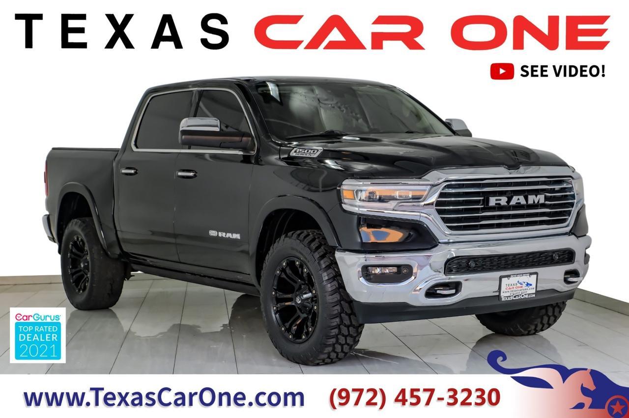 2019 Ram 1500 LARAMIE LONGHORN CREW CAN 4WD 5.7L HEMI BLIND SPOT PANORAMA NAVIGATION LEATHER SEATS