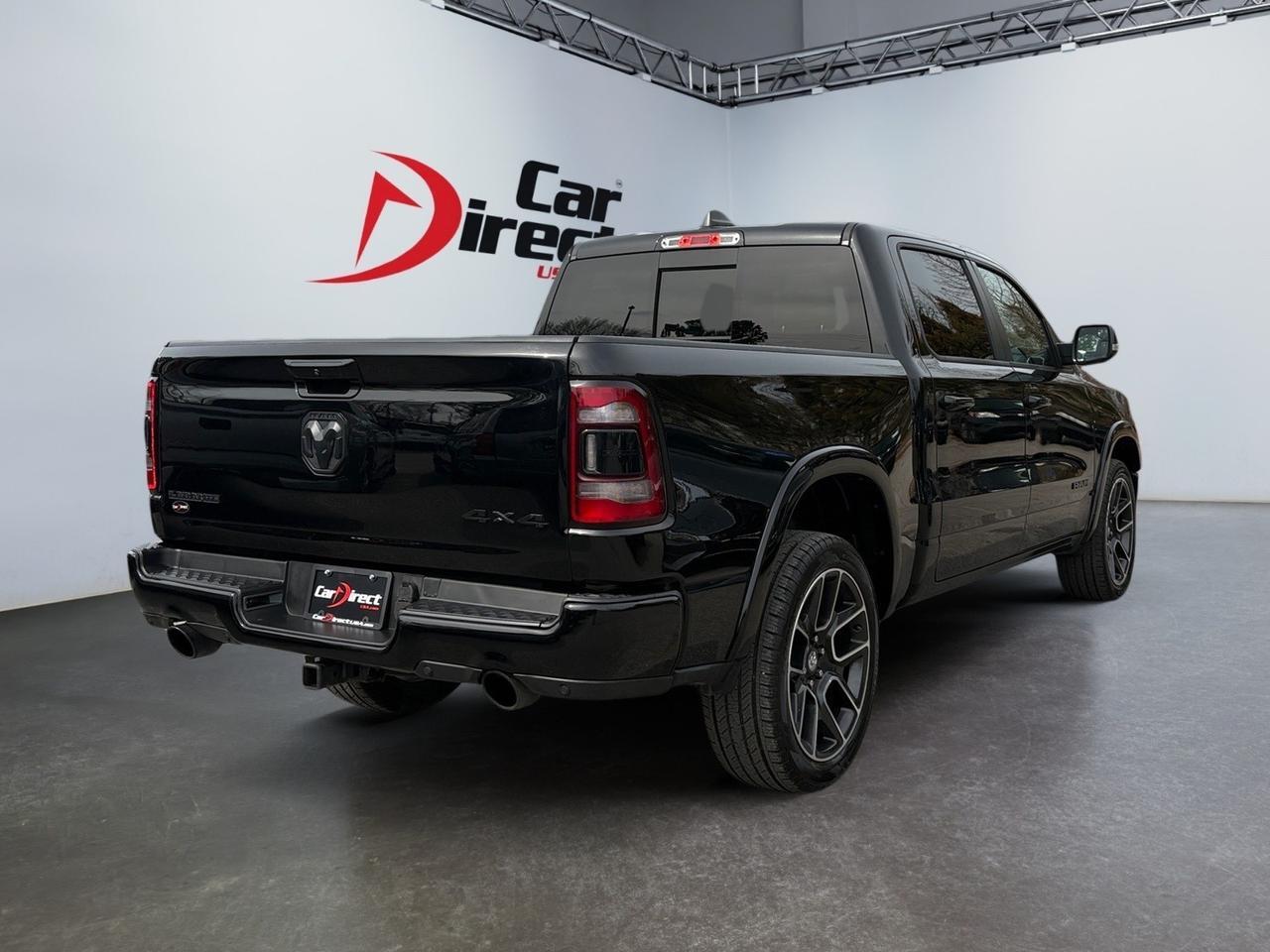 2019 Ram 1500 Laramie, BLIND SPOT ALERT, LANE KEEP ASSIST, RUNNING BOARDS, HEATED STEERING WHEEL & SEATS, PANORAMIC SUNROOF, REMOTE TAILGATE RELEASE, APPLE CARPLAY/ANDROID AUTO, LOW MILES, ONLY 1 OWNER, CLEAN CARFAX, RIDE IN A RAM! Virginia Beach VA