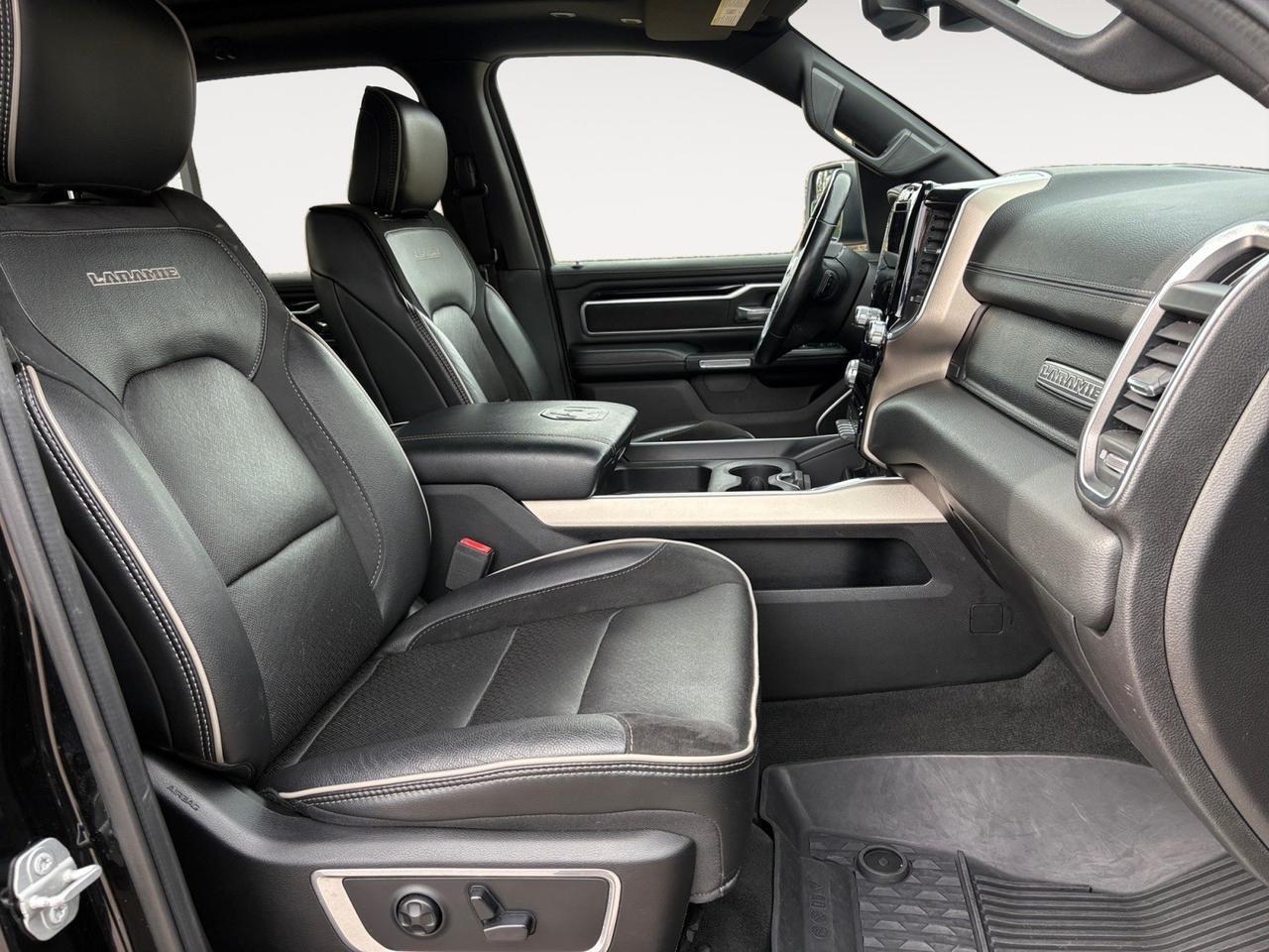 2019 Ram 1500 Laramie, BLIND SPOT ALERT, LANE KEEP ASSIST, RUNNING BOARDS, HEATED STEERING WHEEL & SEATS, PANORAMIC SUNROOF, REMOTE TAILGATE RELEASE, APPLE CARPLAY/ANDROID AUTO, LOW MILES, ONLY 1 OWNER, CLEAN CARFAX, RIDE IN A RAM! Virginia Beach VA