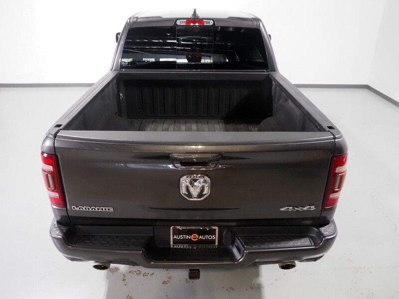 2019 Ram 1500 Laramie Crew Cab 4WD *SPORT APPEARANCE PKG, OFF-ROAD PKG, BLIND SPOT ALERT, BACKUP CAMERA, COLOR TOUCHSCREEN, LEATHER, CLIMATE SEATS, HEATED STEERING, REMOTE START, 20 INCH WHEELS, ALPINE AUDIO, ANDROID & APPLE Round Rock TX