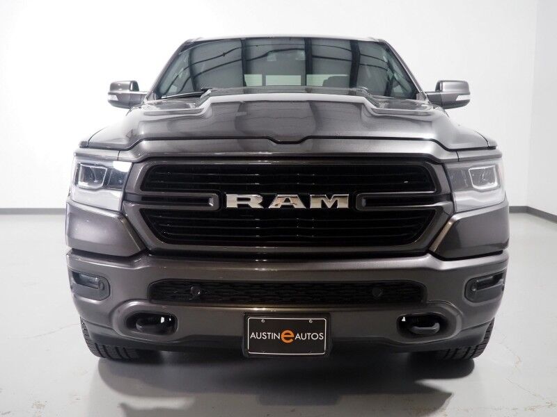 2019 Ram 1500 Laramie Crew Cab 4WD *SPORT APPEARANCE PKG, OFF-ROAD PKG, BLIND SPOT ALERT, BACKUP CAMERA, COLOR TOUCHSCREEN, LEATHER, CLIMATE SEATS, HEATED STEERING, REMOTE START, 20 INCH WHEELS, ALPINE AUDIO, ANDROID & APPLE Round Rock TX