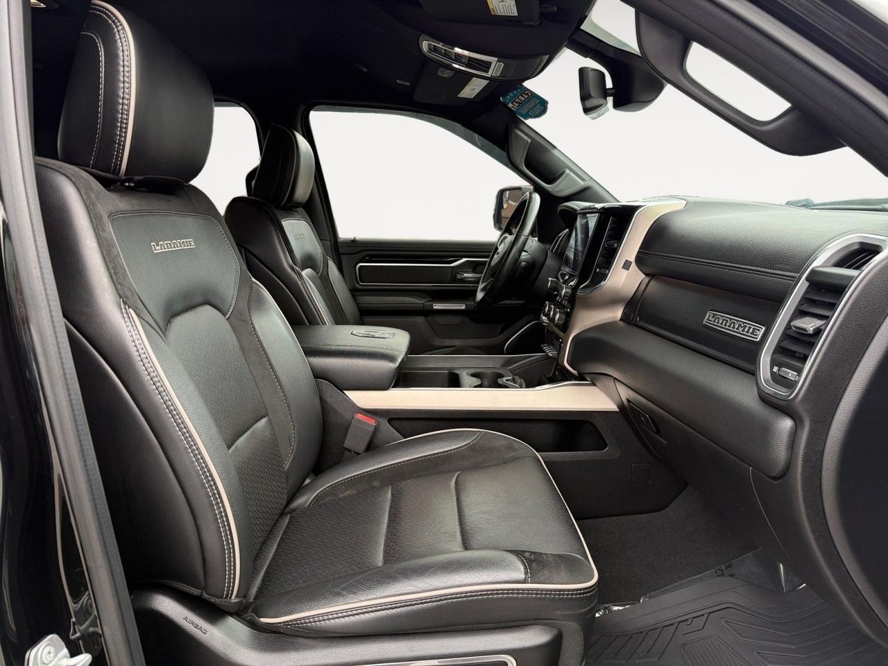 2019 Ram 1500 Laramie, HEATED AND VENTILATED SEATS, HEATED REAR SEATS, APPLE CARPLAY/ANDROID AUTO, UNIVERSAL GARAGE DOOR OPENER, POWER FOLDING MIRRORS, REMOTE START, TOW PACKAGE, CLEAN CARFAX, COME AND SEE THIS RAM 1500 BEFORE ITS GONE! Norfolk VA