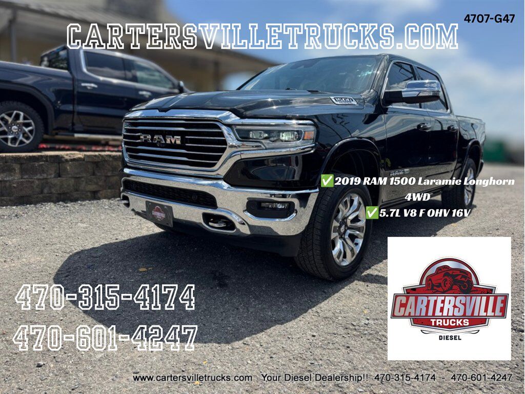 2019 Ram 1500 Laramie Longhorn 4X4 - AMP BOARDS - VORTEX SHOCKS